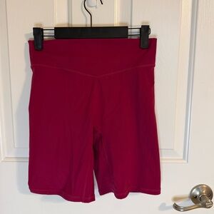 Vitality Cloud 7 3/4” Rider Biker Shorts - Pomegranate
